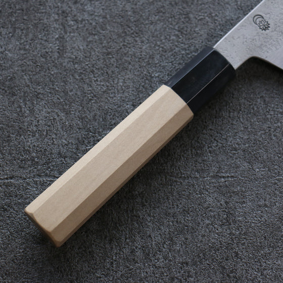 Kikuzuki White Steel No.2 Nashiji Kiritsuke Gyuto 240mm Magnolia Handle - Japanny - Best Japanese Knife