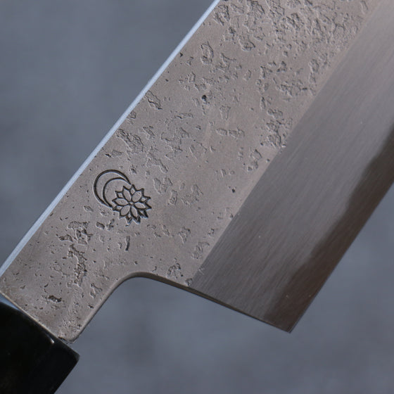 Kikuzuki White Steel No.2 Nashiji Gyuto 210mm Magnolia Handle - Japanny - Best Japanese Knife