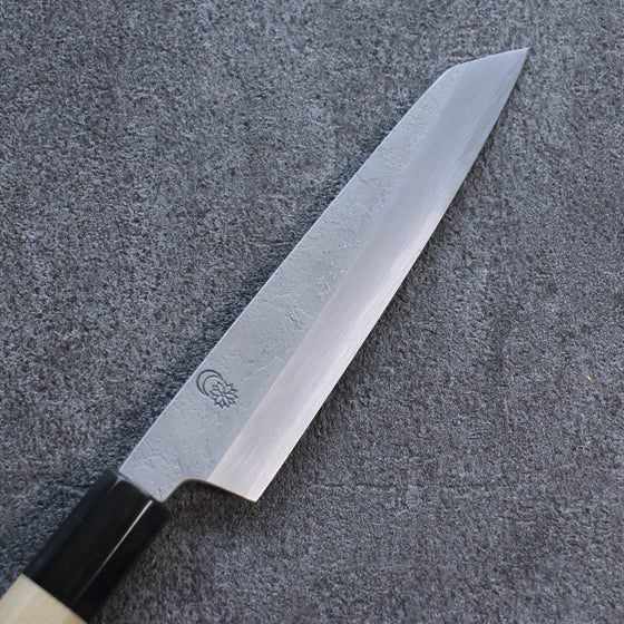 Kikuzuki White Steel No.2 Nashiji Kiritsuke Petty-Utility 135mm Magnolia Handle - Japanny - Best Japanese Knife