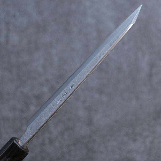 Kikuzuki White Steel No.2 Nashiji Kiritsuke Petty-Utility 135mm Magnolia Handle - Japanny - Best Japanese Knife