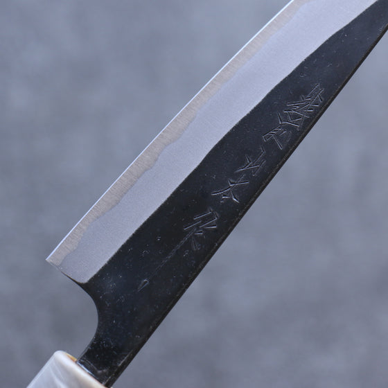 Nao Yamamoto White Steel No.2 Kurouchi Petty-Utility 135mm Cherry Blossoms Handle - Japanny - Best Japanese Knife