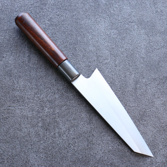 Misuzu VG10 Kasumitogi Small Bunka 150mm Brown Lacquered Handle - Japanny - Best Japanese Knife