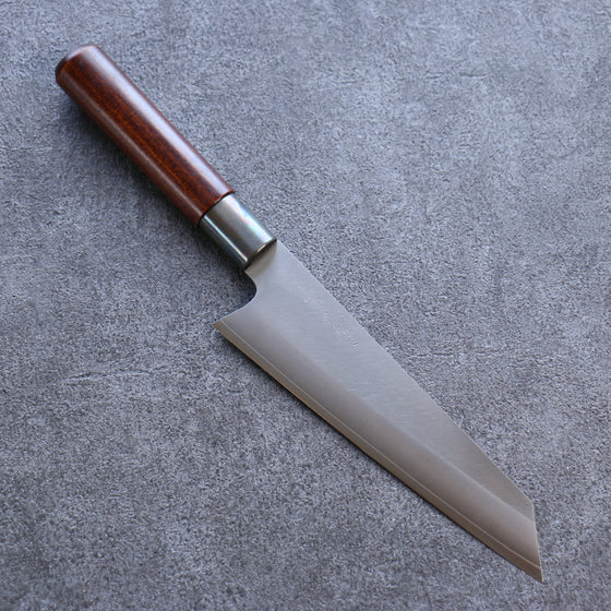 Misuzu VG10 Kasumitogi Bunka 180mm Brown Lacquered Handle - Japanny - Best Japanese Knife