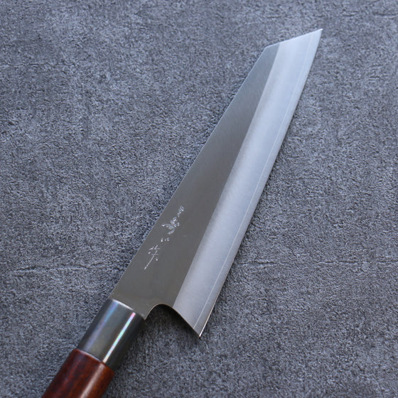 Misuzu VG10 Kasumitogi Bunka 180mm Brown Lacquered Handle - Japanny - Best Japanese Knife