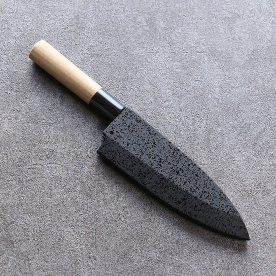 Kuroshime Magnolia Sheath for 150mm Deba with Plywood pin Kaneko - Japanny - Best Japanese Knife