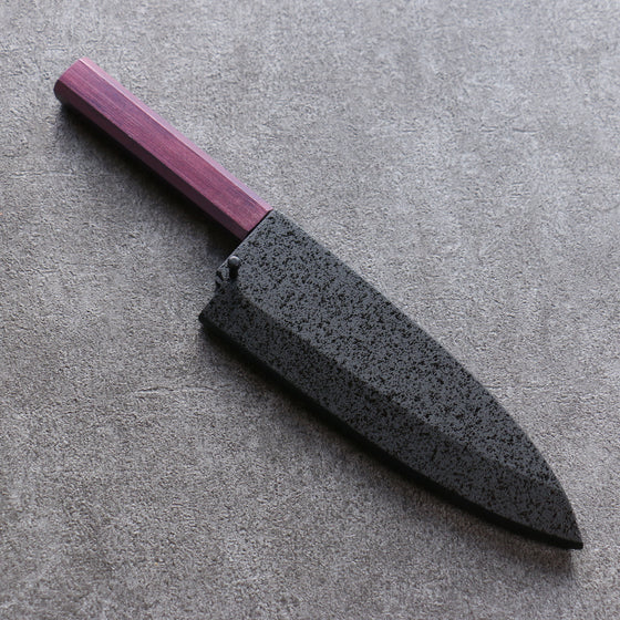 Kuroshime Magnolia Sheath for 165mm Deba with Plywood pin Kaneko - Japanny - Best Japanese Knife