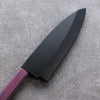 Black Magnolia Sheath for 165mm Deba with Plywood pin Kaneko - Japanny - Best Japanese Knife