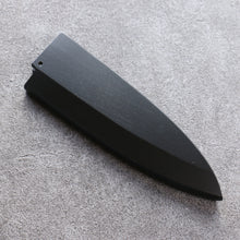  Black Magnolia Sheath for 180mm Deba with Plywood pin Kaneko - Japanny - Best Japanese Knife