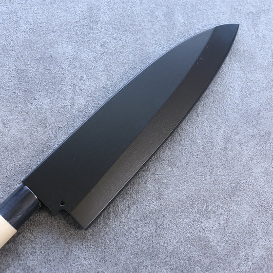 Black Magnolia Sheath for 240mm Deba with Plywood pin Kaneko - Japanny - Best Japanese Knife