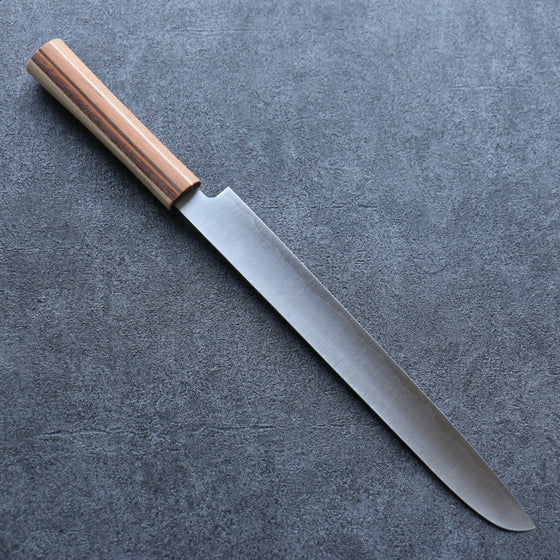 Shigeki Tanaka Majiro Silver Steel No.3 Bread Slicer 270mm Maple, Cherry, Walnut Handle - Japanny - Best Japanese Knife