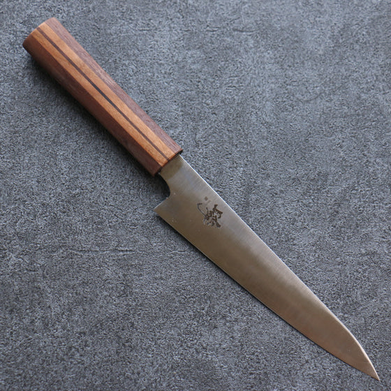 Shigeki Tanaka Majiro Silver Steel No.3 Petty-Utility 150mm Maple, Cherry, Walnut Handle - Japanny - Best Japanese Knife