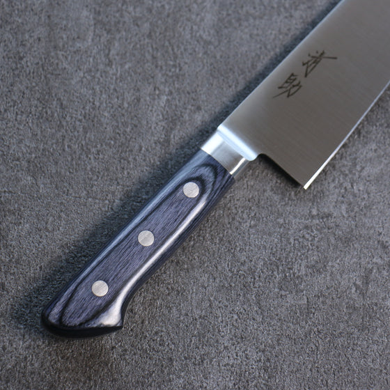 Seisuke Seiten Molybdenum Gyuto 210mm Navy blue Pakka wood Handle with Sheath - Japanny - Best Japanese Knife