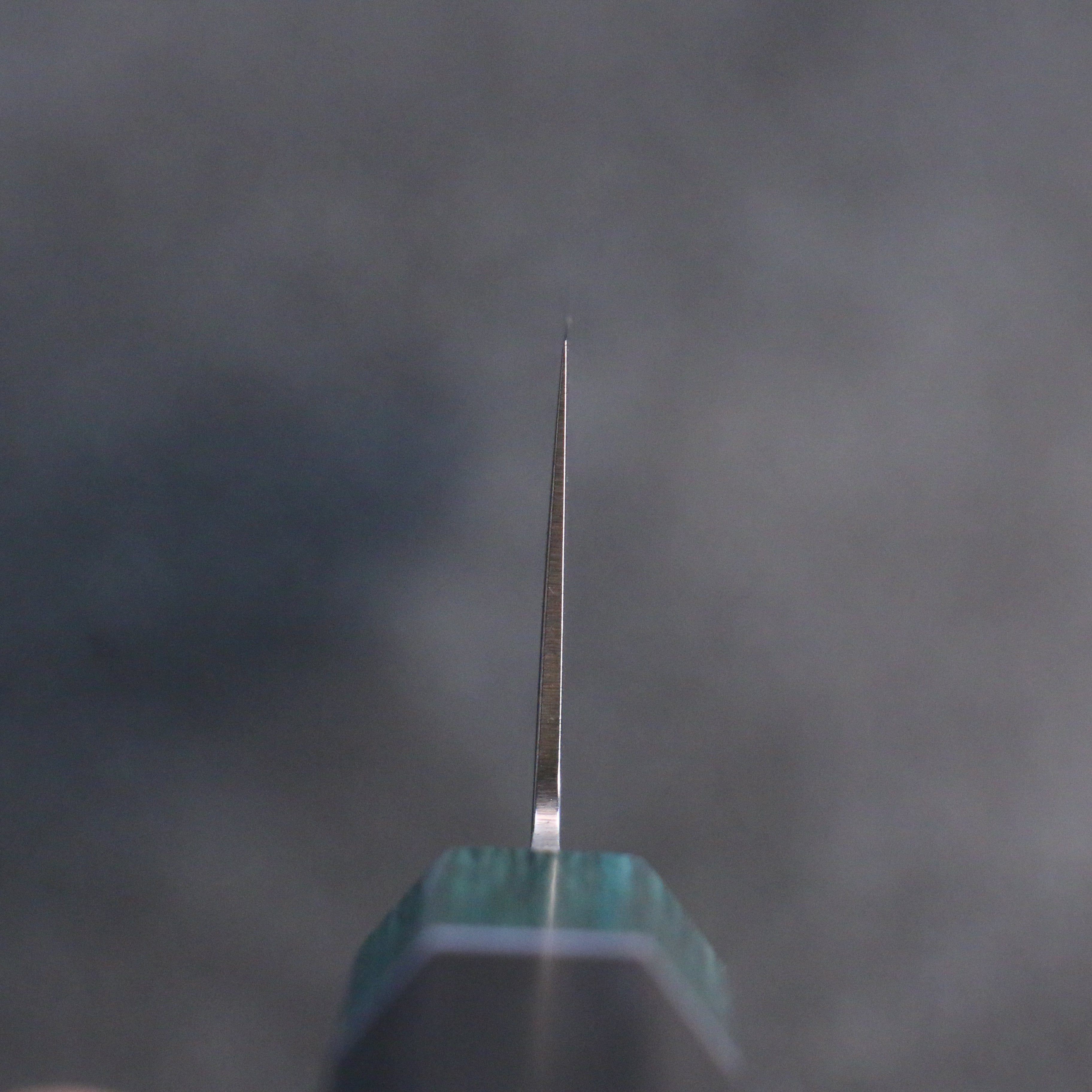 Seisuke AUS10 Mirror Crossed Santoku 180mm Black Pakka wood(ferrule: Green Pakka wood) Handle - Japanny - Best Japanese Knife