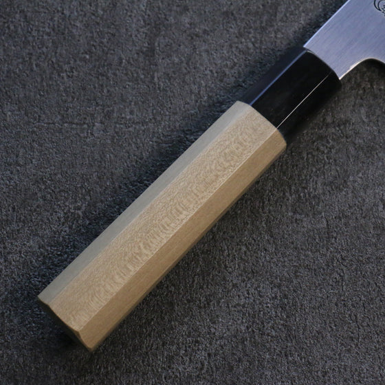 Kikuzuki White Steel No.2 Kasumitogi Nakiri 180mm Magnolia Handle - Japanny - Best Japanese Knife