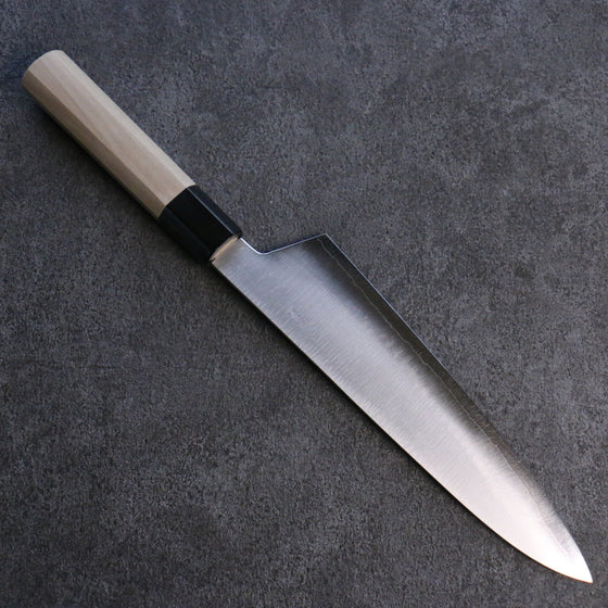 Kikuzuki Silver Steel No.3 Bokashi Gyuto  210mm Magnolia Handle - Japanny - Best Japanese Knife