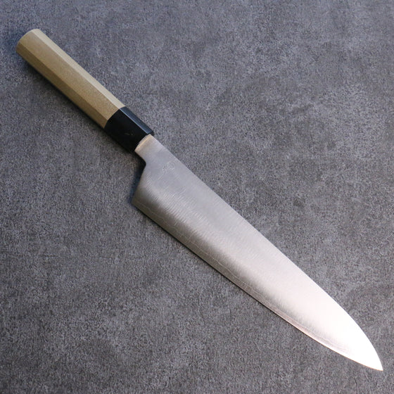 Kikuzuki Silver Steel No.3 Bokashi Gyuto  240mm Magnolia Handle - Japanny - Best Japanese Knife