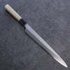 Kikuzuki Silver Steel No.3 Bokashi Yanagiba  270mm Magnolia Handle - Japanny - Best Japanese Knife