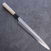 Kikuzuki Silver Steel No.3 Bokashi Yanagiba  270mm Magnolia Handle - Japanny - Best Japanese Knife