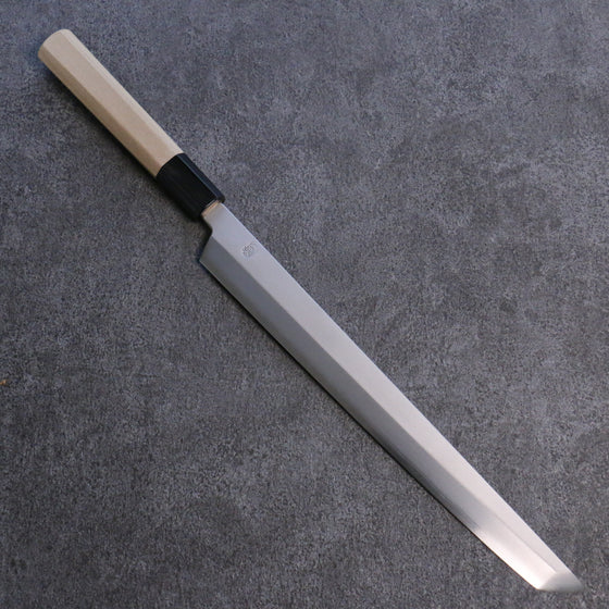 Kikuzuki Silver Steel No.3 Bokashi Sakimaru Takohiki  270mm Magnolia Handle - Japanny - Best Japanese Knife