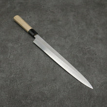  Kikuzuki Silver Steel No.3 Bokashi Yanagiba  300mm Magnolia Handle - Japanny - Best Japanese Knife