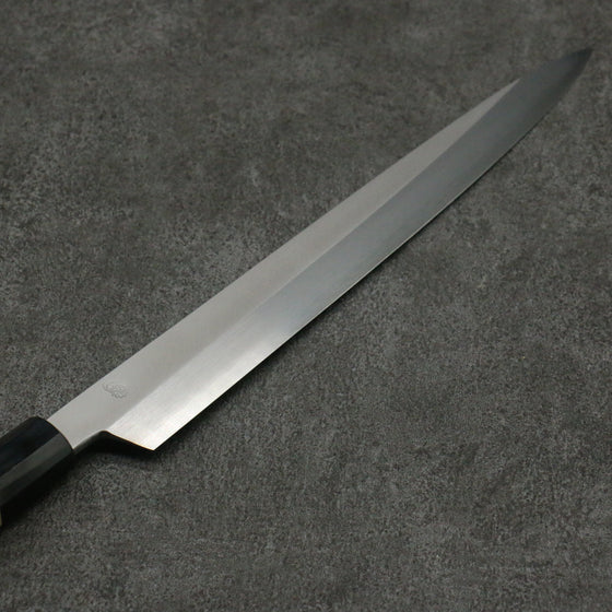 Kikuzuki Silver Steel No.3 Bokashi Yanagiba  300mm Magnolia Handle - Japanny - Best Japanese Knife