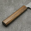 Seisuke Nami AUS10 Mirrored Finish Damascus Petty-Utility 150mm Oak Handle - Japanny - Best Japanese Knife