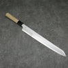 Kikuzuki Silver Steel No.3 Bokashi Kiritsuke Yanagiba  300mm Magnolia Handle - Japanny - Best Japanese Knife