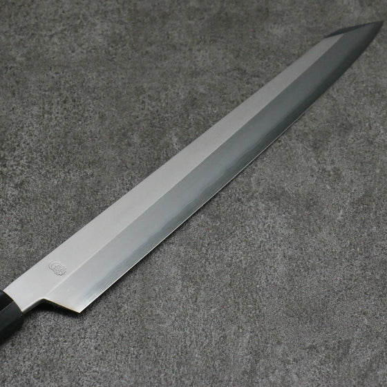 Kikuzuki Silver Steel No.3 Bokashi Kiritsuke Yanagiba  300mm Magnolia Handle - Japanny - Best Japanese Knife