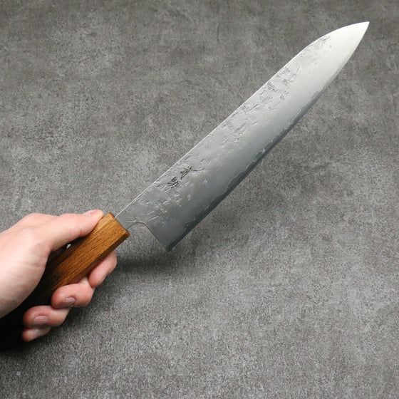 Seisuke SLD Washiji Gyuto 240mm Burnt Oak Handle - Japanny - Best Japanese Knife