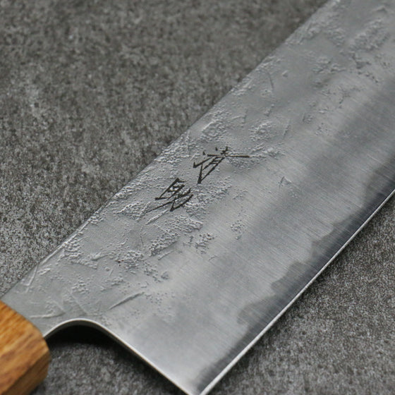 Seisuke SLD Washiji Gyuto 240mm Burnt Oak Handle - Japanny - Best Japanese Knife