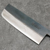 Minamoto Akitada White Steel No.2 Kurouchi Nakiri 165mm Magnolia Handle - Japanny - Best Japanese Knife