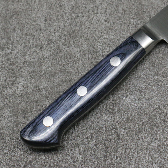 Seisuke Seiten Molybdenum Petty-Utility 120mm Navy blue Pakka wood Handle with Sheath - Japanny - Best Japanese Knife