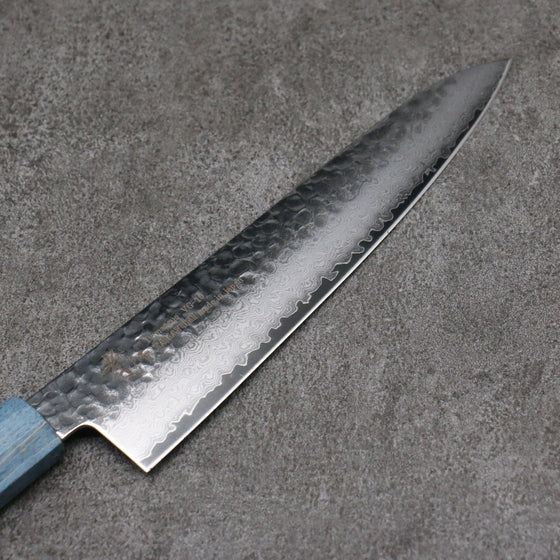 Sakai Takayuki VG10 33 Layer Damascus Gyuto 210mm Stabilized wood Handle - Japanny - Best Japanese Knife