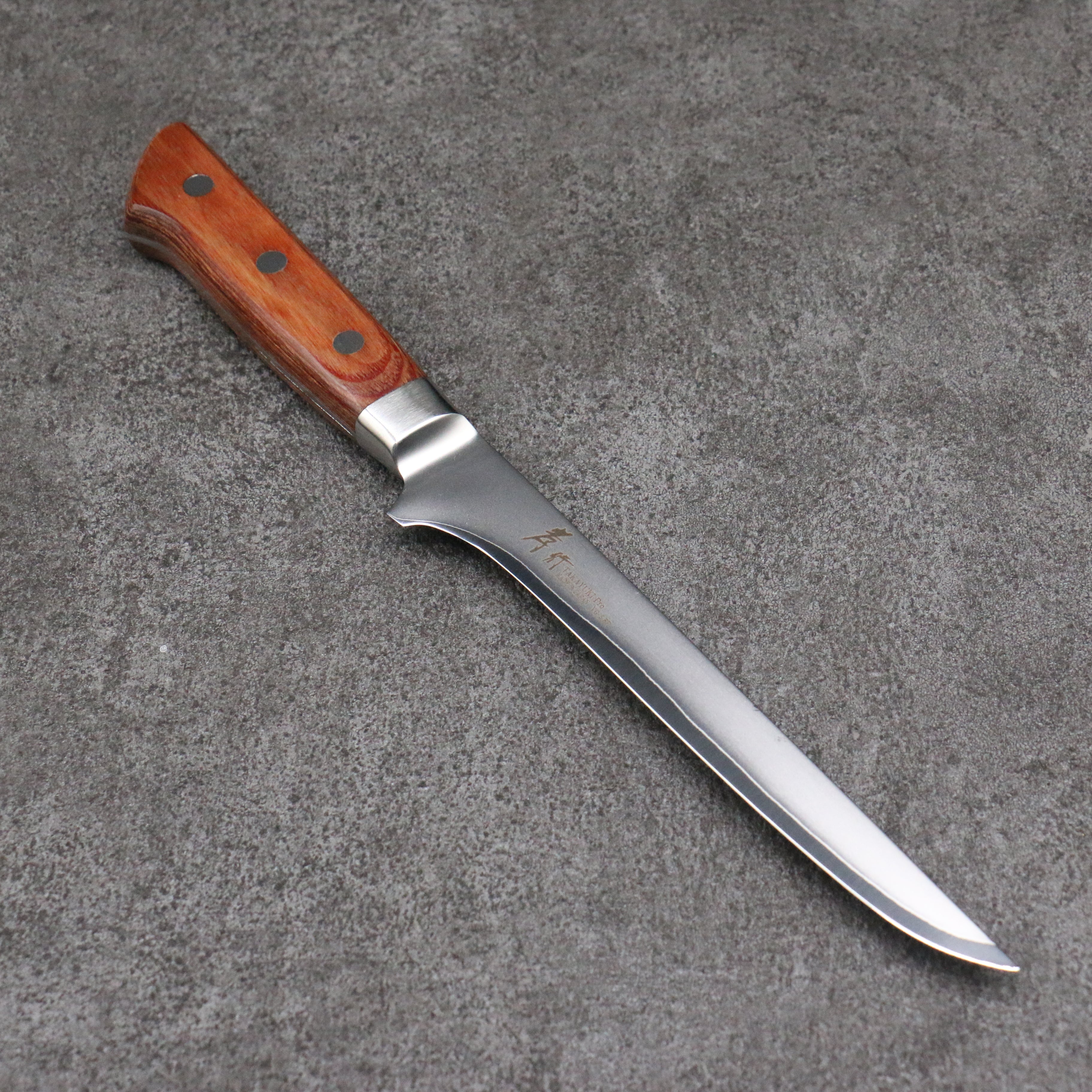 Sakai Takayuki VG5 Boning 160mm Brown Pakka wood Handle - Japanny - Best Japanese Knife
