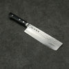 Kanetsune VG1 Hammered Nakiri 165mm Black Pakka wood Handle - Japanny - Best Japanese Knife