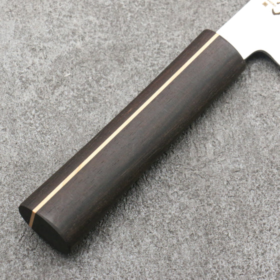 Shigeki Tanaka Majiro Silver Steel No.3 Petty-Utility 150mm Ebony Wood Handle - Japanny - Best Japanese Knife