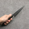 Shigeki Tanaka Majiro Silver Steel No.3 Petty-Utility 150mm Ebony Wood Handle - Japanny - Best Japanese Knife