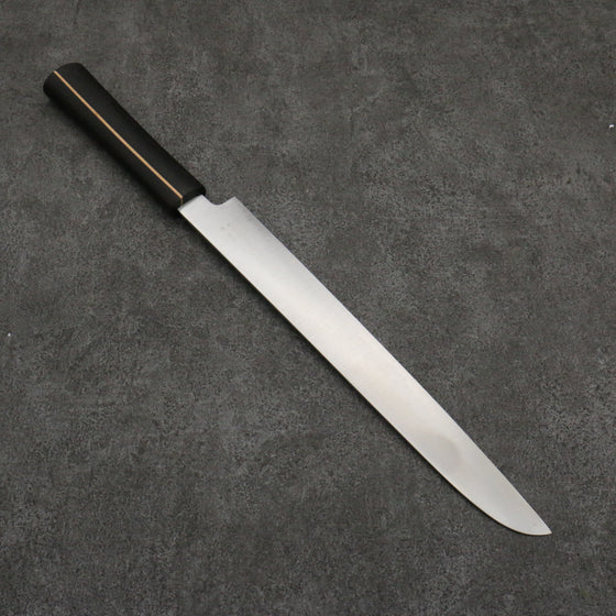 Shigeki Tanaka Majiro Silver Steel No.3 Bread Slicer 270mm Ebony Wood Handle - Japanny - Best Japanese Knife