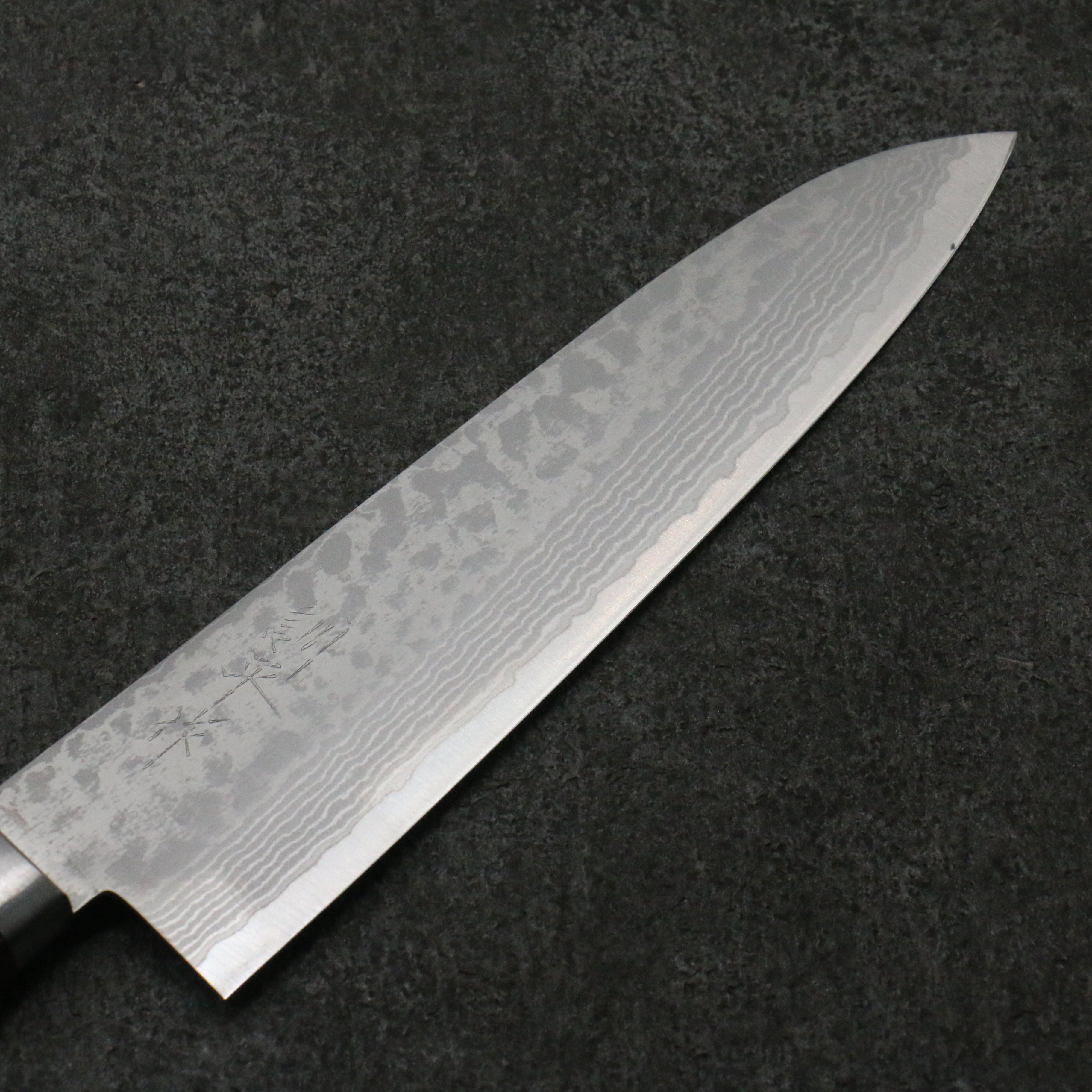 Kunihira Sairyu VG10 Damascus Gyuto 180mm Mahogany Handle - Japanny - Best Japanese Knife