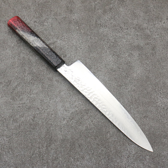 Sakai Takayuki Rinnou VG10 33 Layer Damascus Gyuto 210mm Red Lacquered Handle - Japanny - Best Japanese Knife