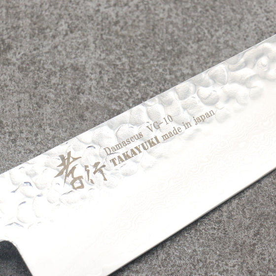 Sakai Takayuki Rinnou VG10 33 Layer Damascus Gyuto 210mm Red Lacquered Handle - Japanny - Best Japanese Knife