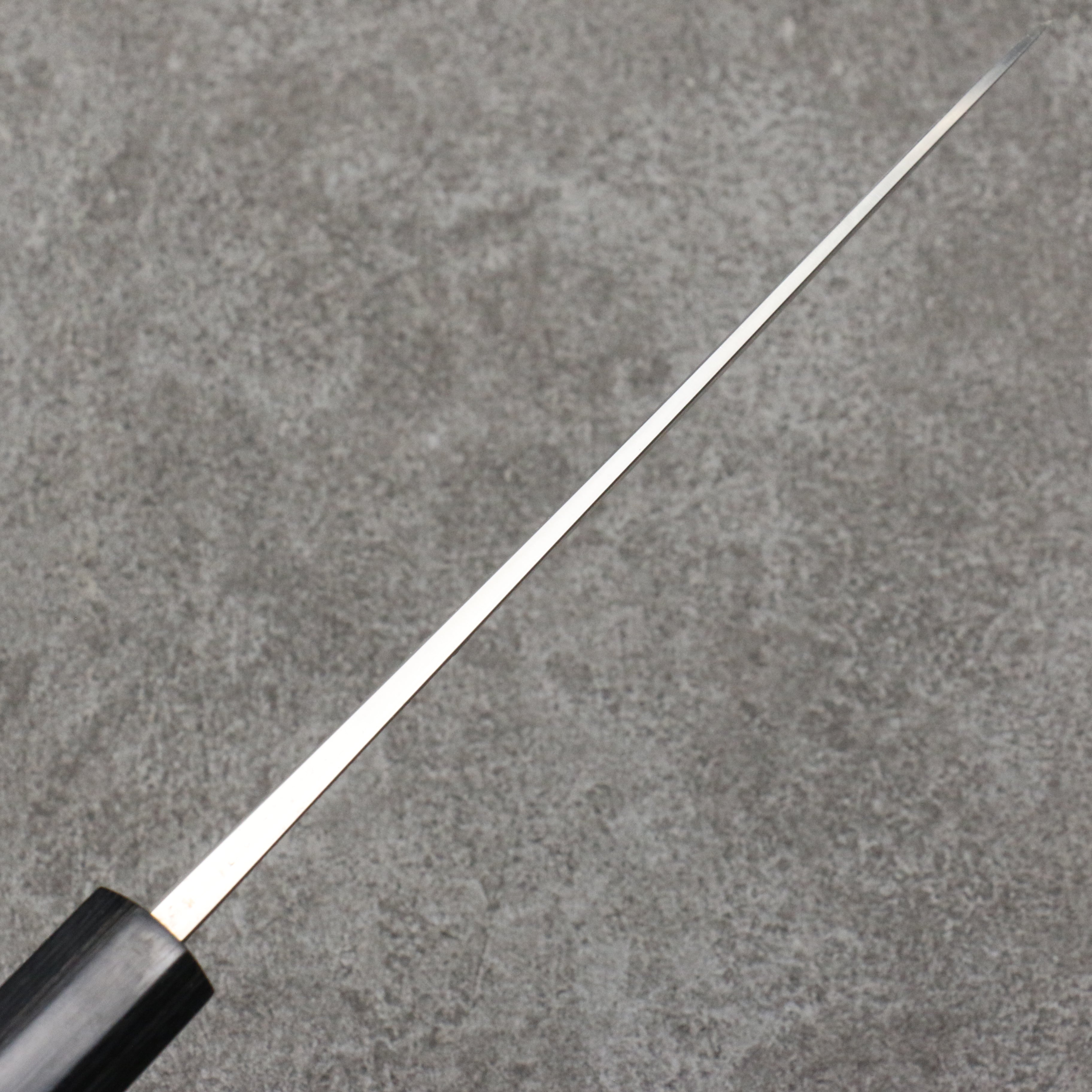 Nao Yamamoto VG10 Black Damascus Santoku 165mm Shitan Handle - Japanny - Best Japanese Knife