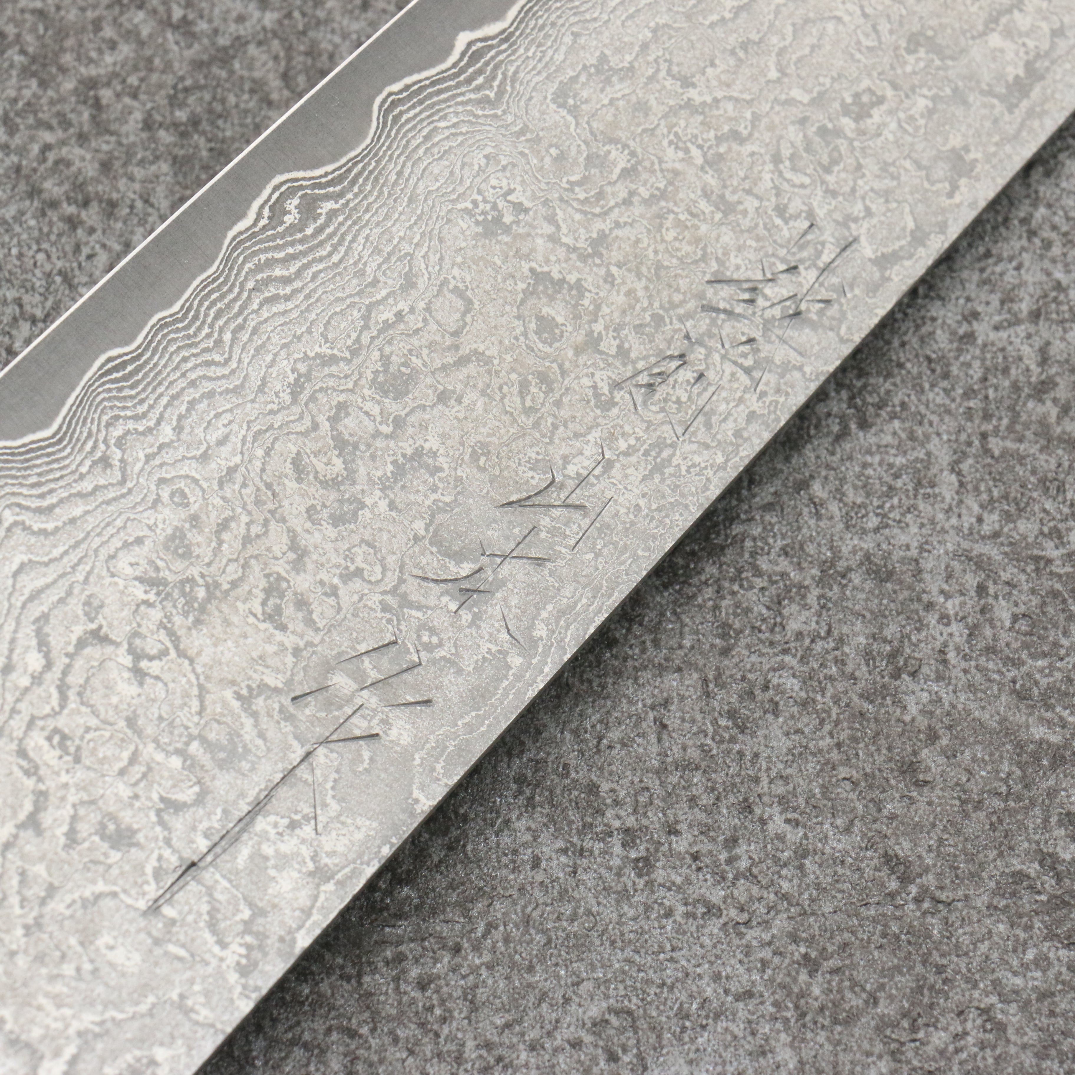 Nao Yamamoto VG10 Black Damascus Gyuto 240mm Shitan Handle - Japanny - Best Japanese Knife