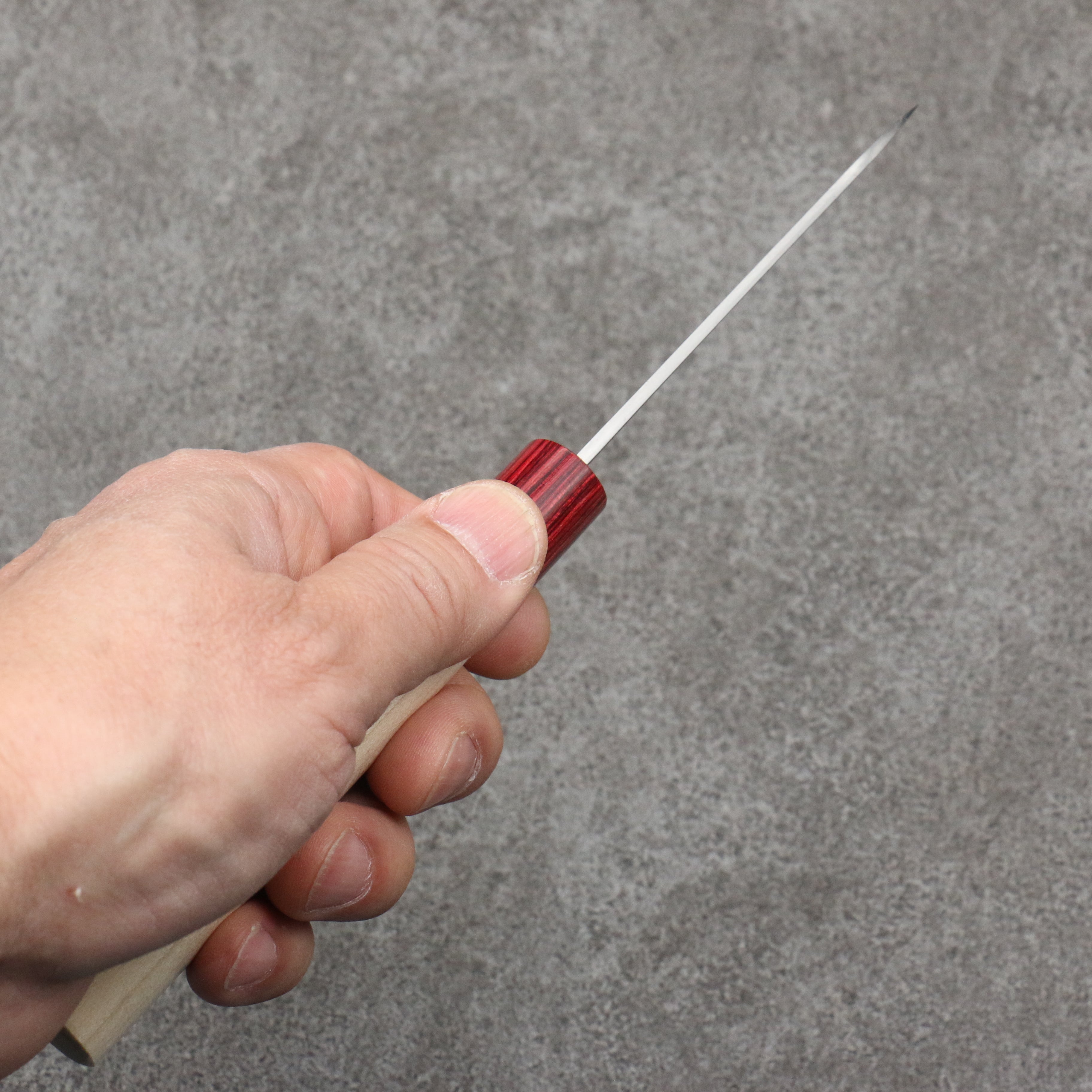 Masakage Yuki White Steel No.2 Nashiji Paring 75mm Magnolia Handle - Japanny - Best Japanese Knife