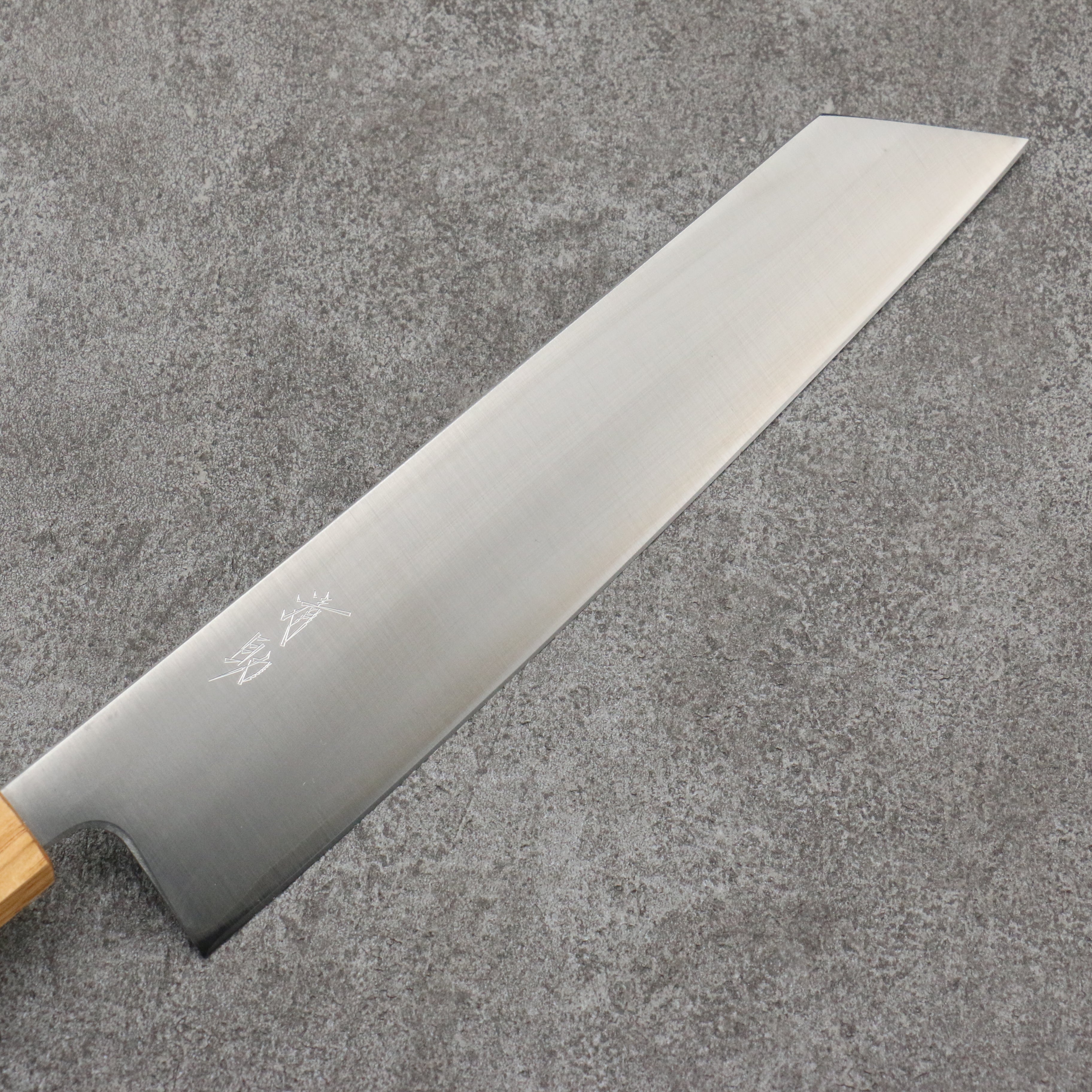 Seisuke Silver Steel No.3 Migaki Polish Finish Kiritsuke Gyuto 240mm White Oak Handle - Japanny - Best Japanese Knife