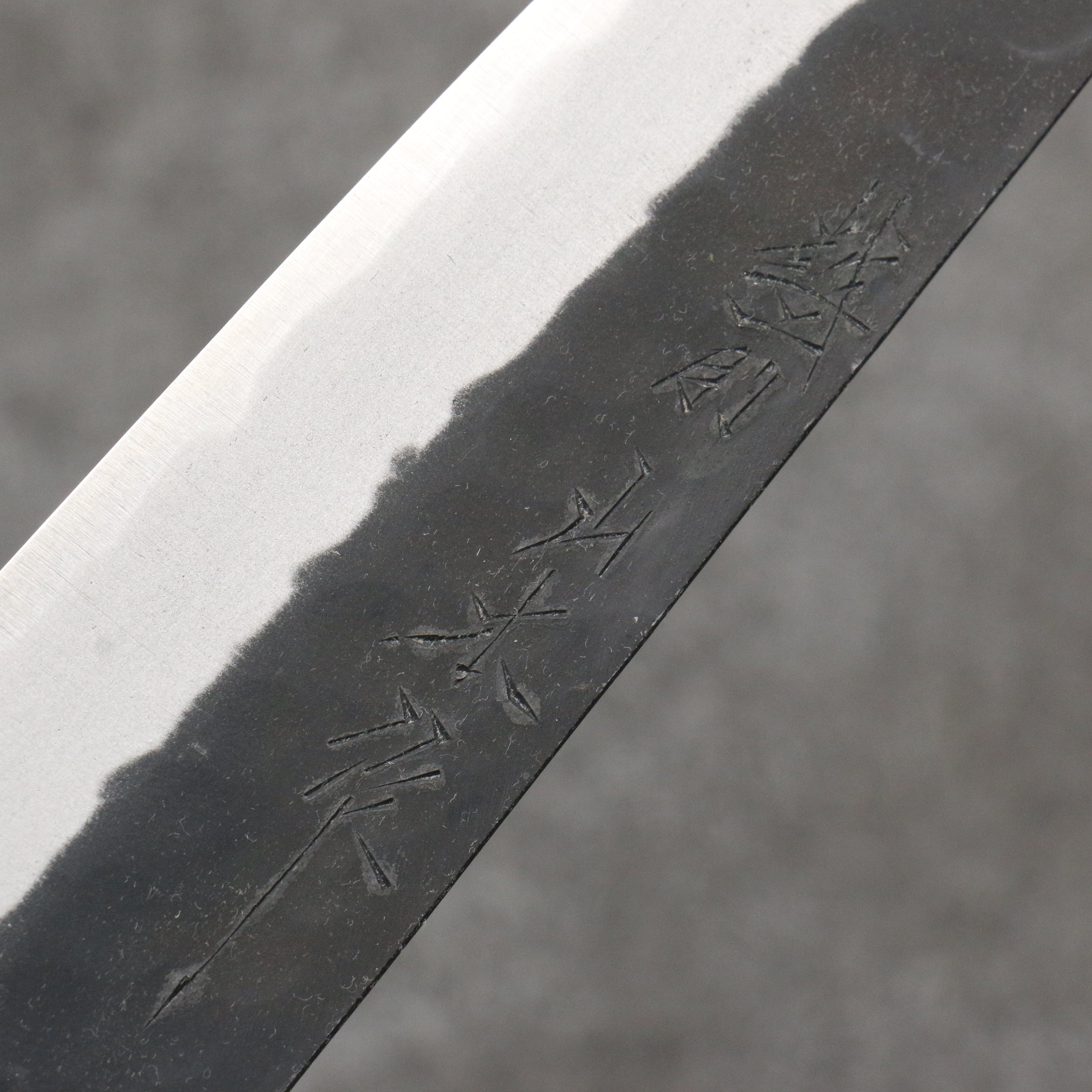 Nao Yamamoto Blue Steel Kurouchi Petty-Utility 160mm Shitan (ferrule: Black Pakka wood) Handle - Japanny - Best Japanese Knife