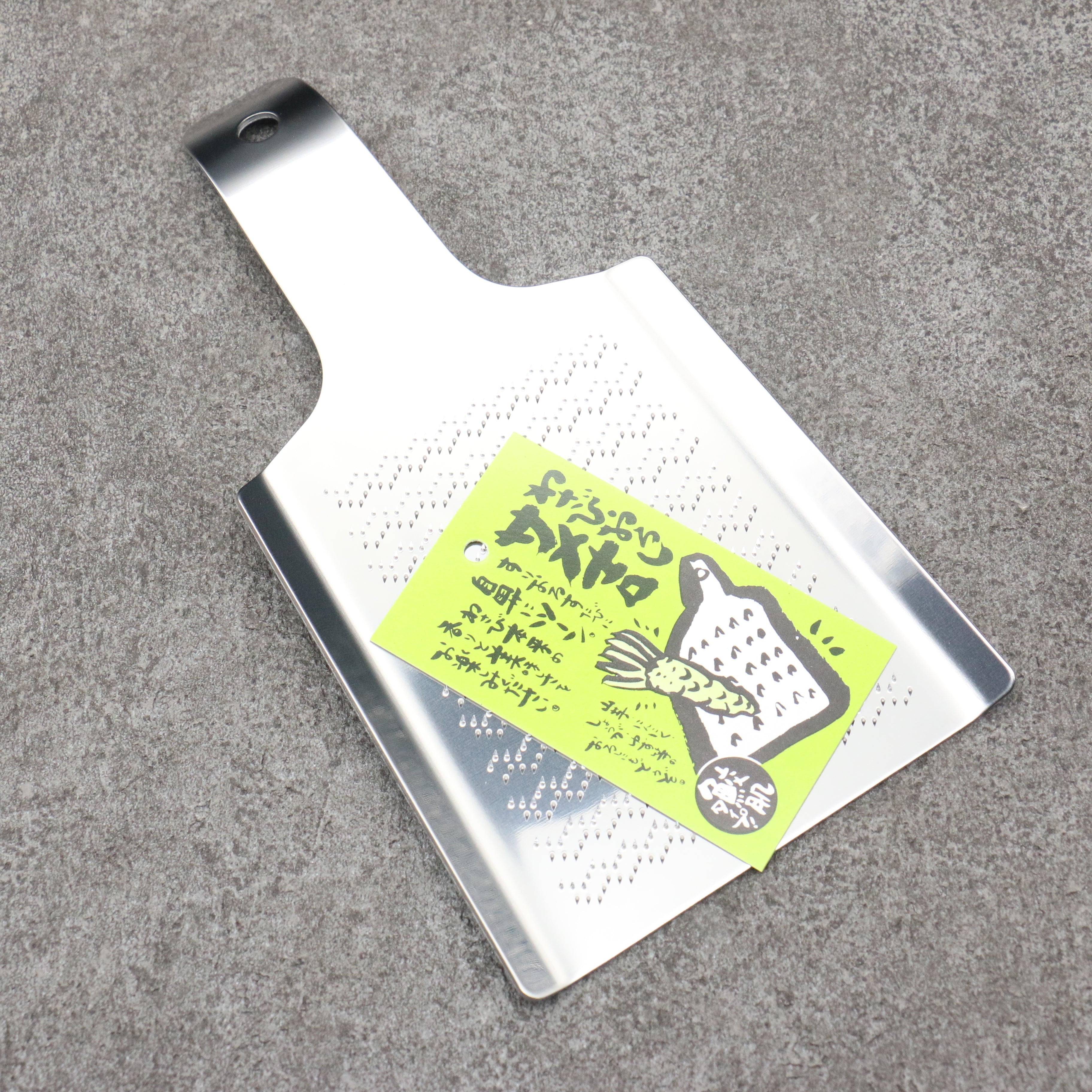 Samekichi Wasabi Grater Stainless Steel  100mm x 120mm S - Japanny - Best Japanese Knife