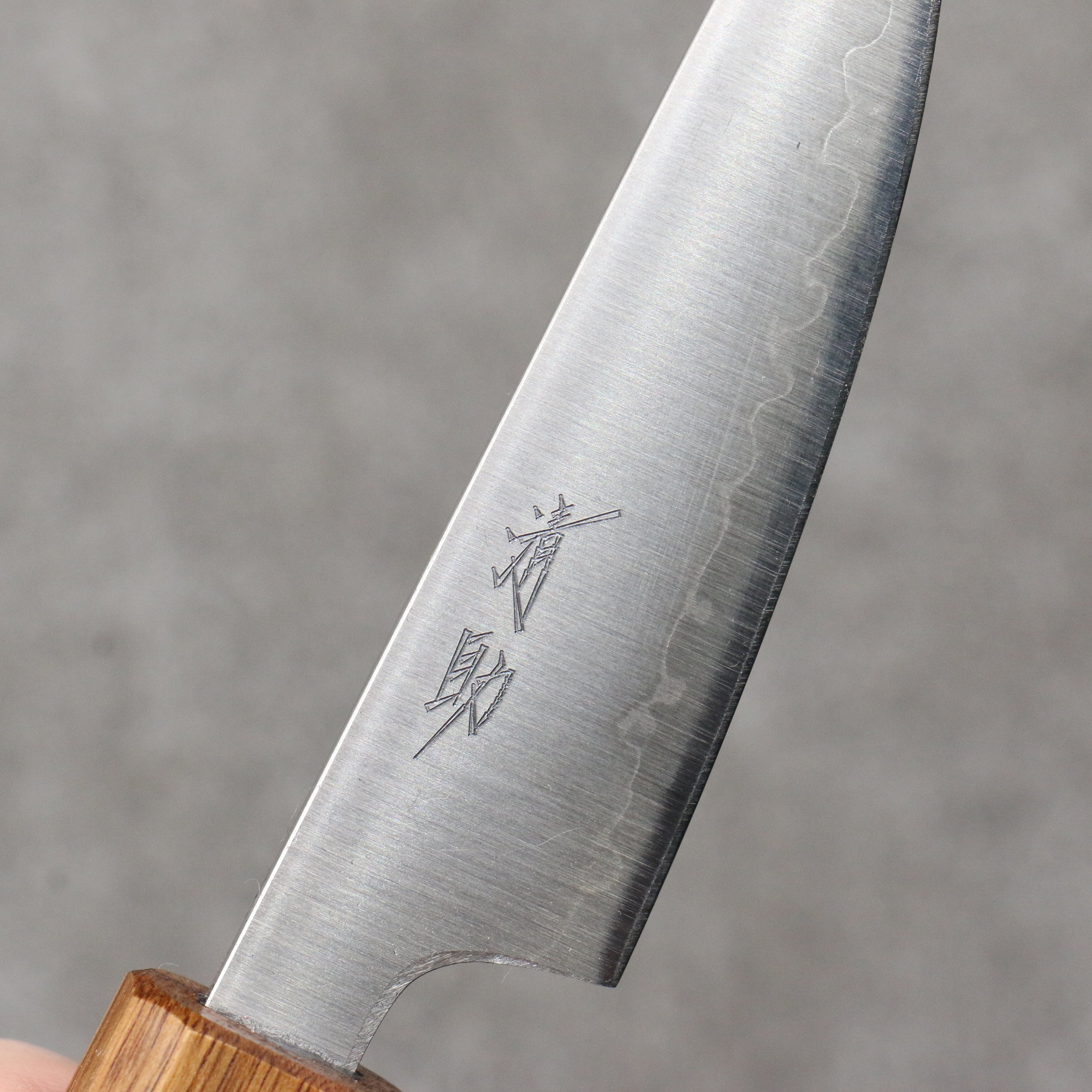 Seisuke Silver Steel No.3 Migaki Polish Finish Paring  80mm White Oak Handle - Japanny - Best Japanese Knife