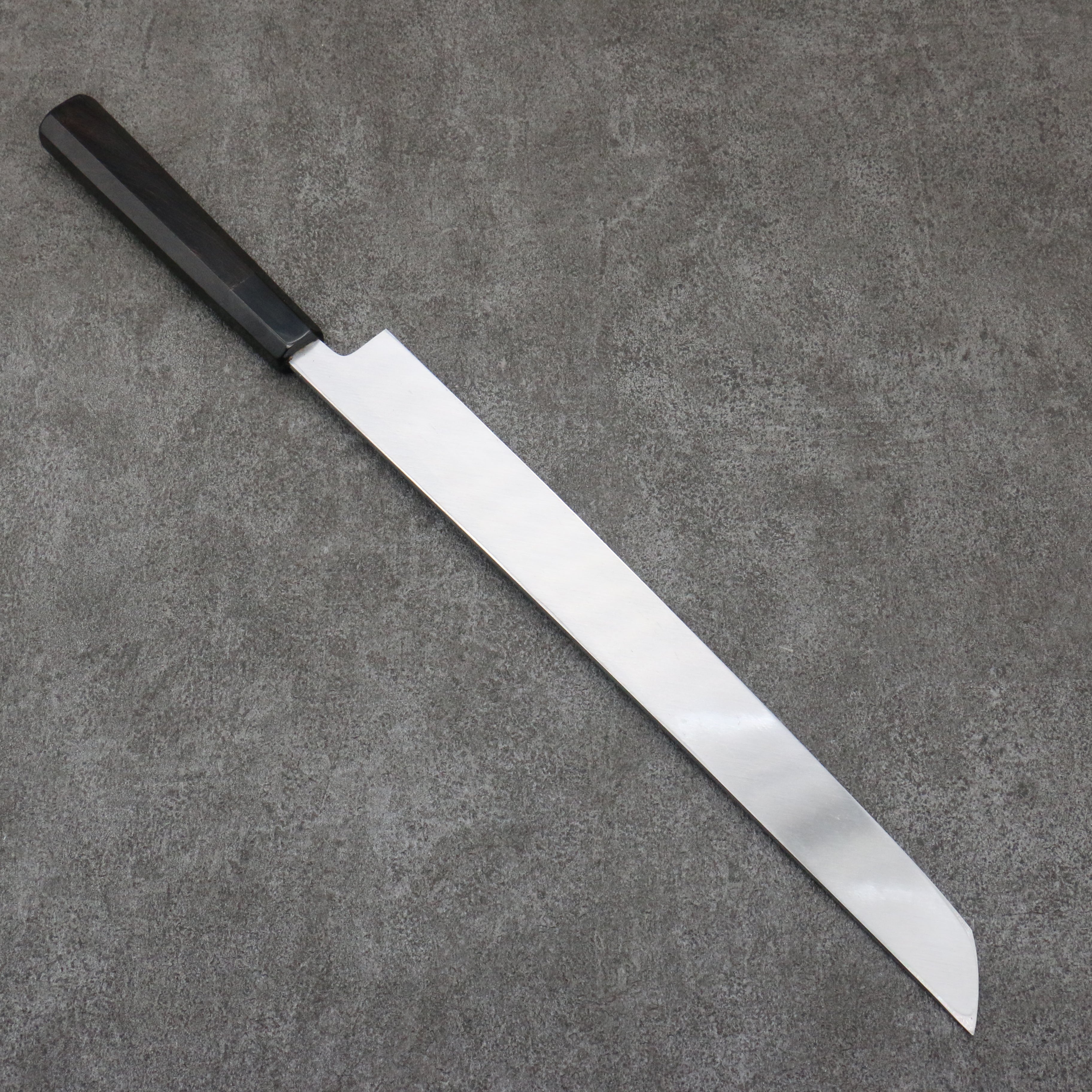 Tessen by Tanaka Tamahagane Sakimaru Yanagiba  315mm Ebony Wood Handle with Sheath - Japanny - Best Japanese Knife