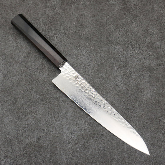 Sakai Takayuki VG10 33 Layer Damascus Gyuto  210mm Ebony(6 sided teardrop) Handle - Japanny - Best Japanese Knife